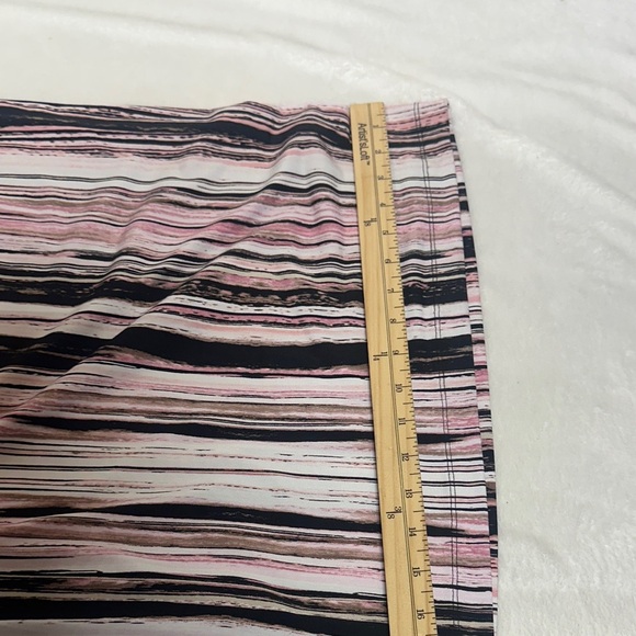 Connected Apparel Pink and Black Striped Jumpsuit/ Romper - Picture 9 of 12